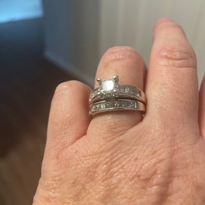 Engagement ring and band- Kay jewelers